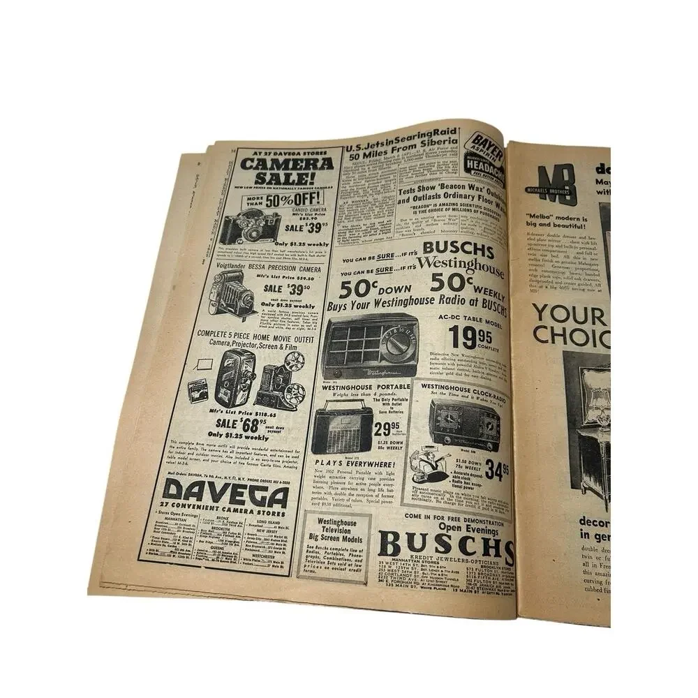 STALIN DEAD Daily Mirror Newspaper Friday March 6th 1953 New York Paper RARE